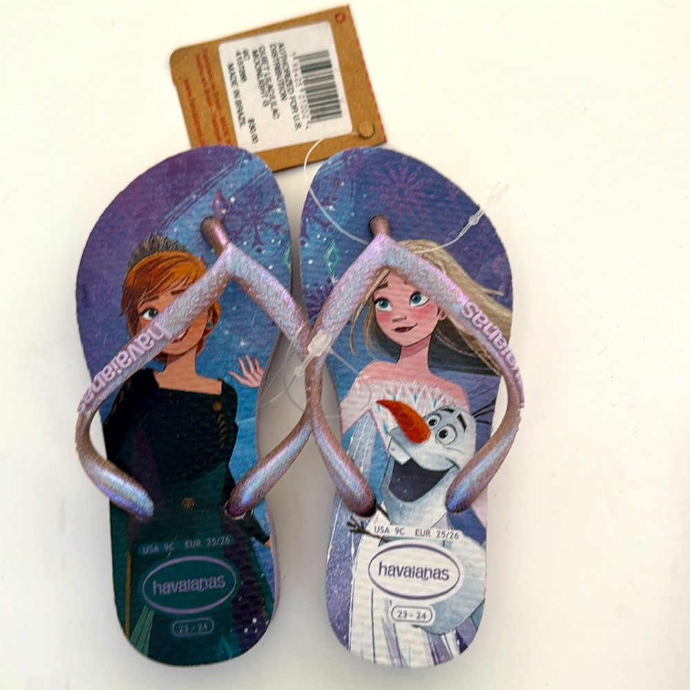 Havaianas New w Tags Disney Frozen Flip flops purple